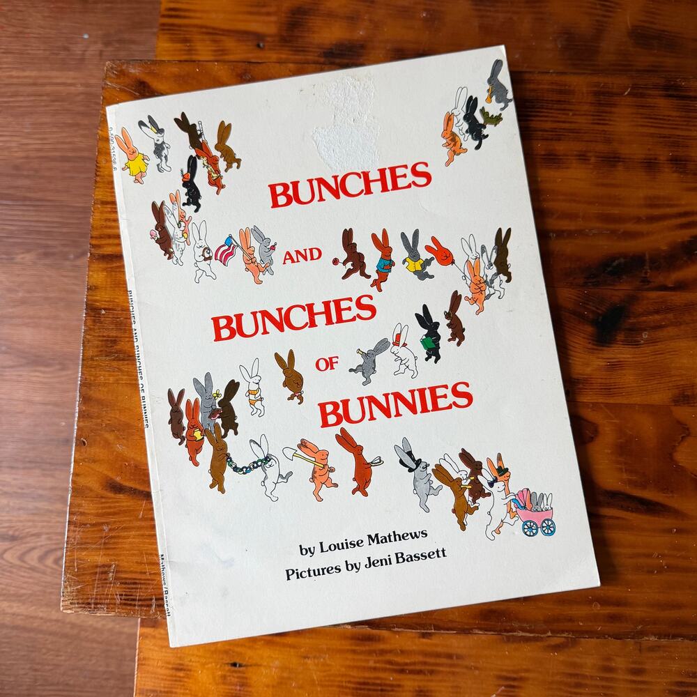 Vintage 1978 Bunches And Bunches Of Bunnies Paperback Book